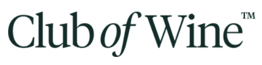 Ein ansprechendes Logo mit dem Namen 'Club of Wine', das Eleganz und die Freude am Wein vermittelt.